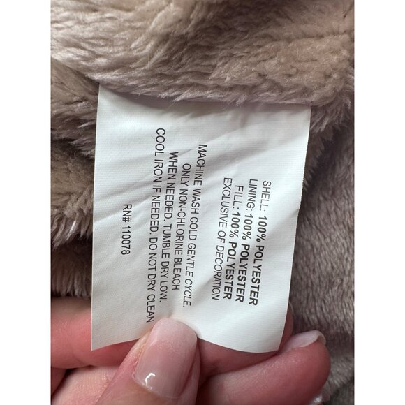 US Polo Assn. Sherpa Camo Hoodie Full Zip Lined Size Medium NWT - Picture 9 of 13